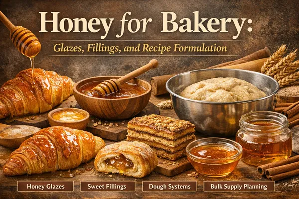 Honey for Bakery: Glazes, Fillings, and Recipe Formulation